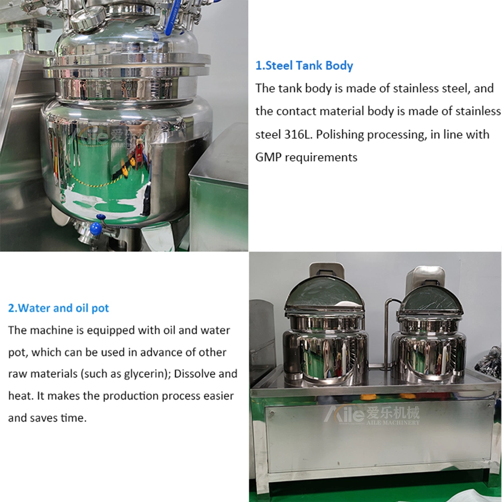 Mixing Machine Vacuum Homogenizer Emulsifier for Eye Cream