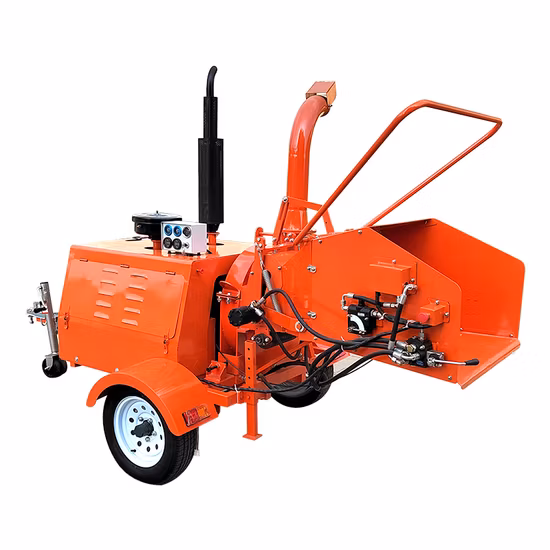 Picador de madeira a disco com motor a diesel ATV 40HP para madeira