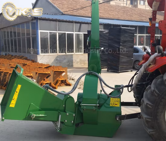 Triturador de madeira tipo disco hidráulico de 8 polegadas aprovado pela CE GS