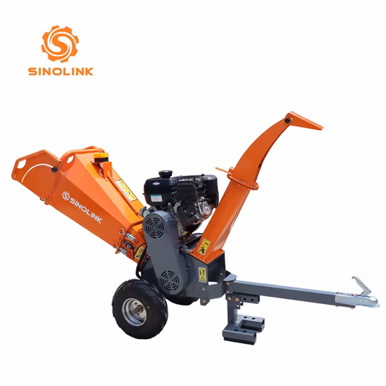 Tambor de gasolina 15HP/Hidráulica móvel/Motor a diesel triturador/Tipo de tambor/Industrial/Disco/Trator de toras/Esmagamento de árvores Triturador de tábuas de madeira Picador de madeira